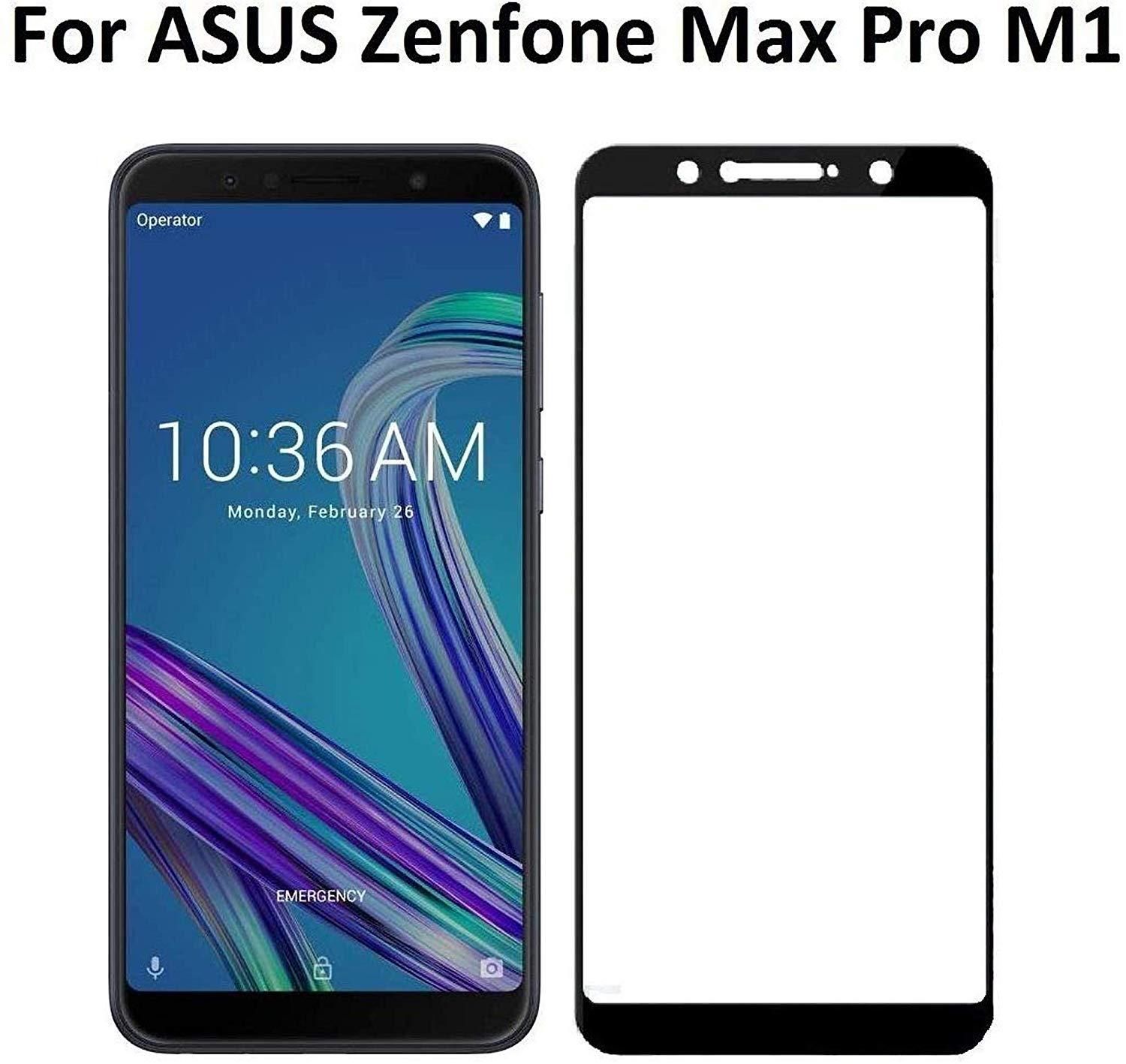 Asus Zenfone Max Pro (M1) 6D Tempered Glass Screen Protector-Black