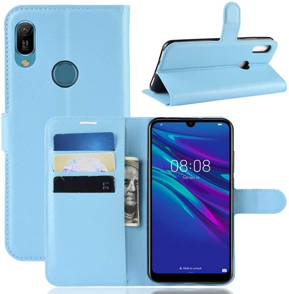 for Huawei Y6s Case, PU Leather with Card Holder Case Wallet Flip with Stand Cover Protective Shell for Huawei Y6s Phone Case