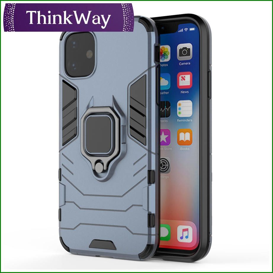 Screen Protector and Armor Shockproof phone case with Ring Grip phone holder and Car Magnetic For iphone 6plus/6s plus & iphone 7/8