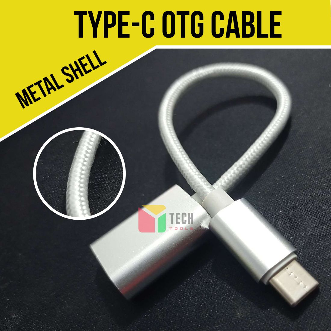 KY-Type- C OTG To USB Cable Metal Shell