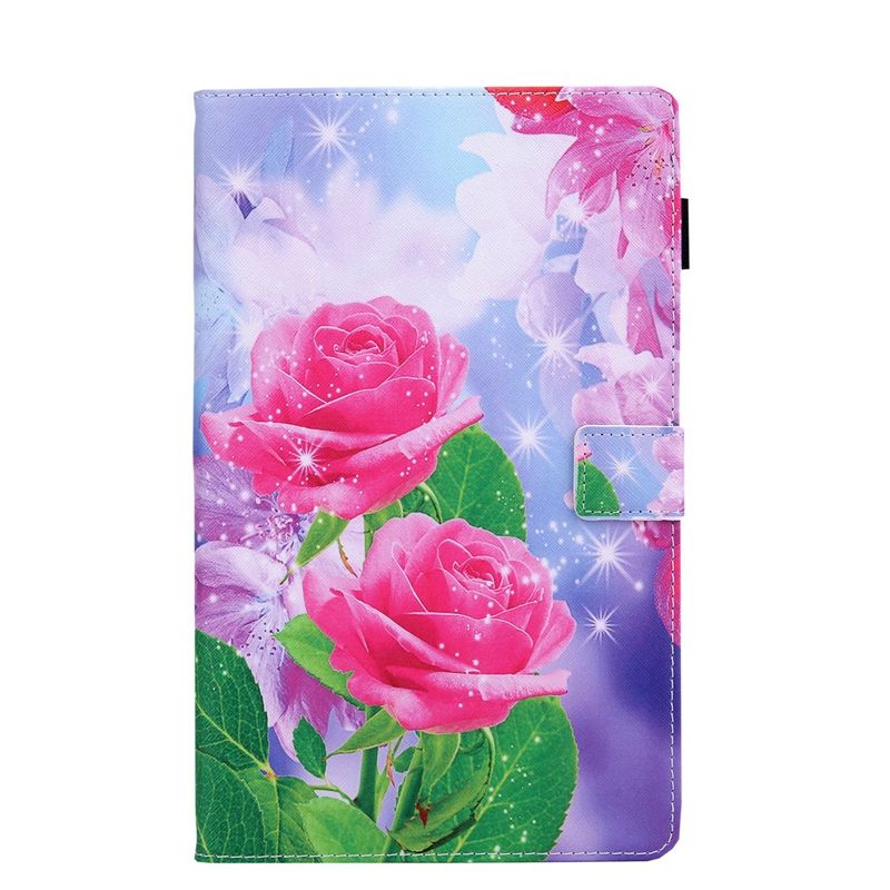 Suitable for Amazon Fire HD10 Protective Sleeve Flip Cover with Card Slot Bracket Leather Protective Shell F