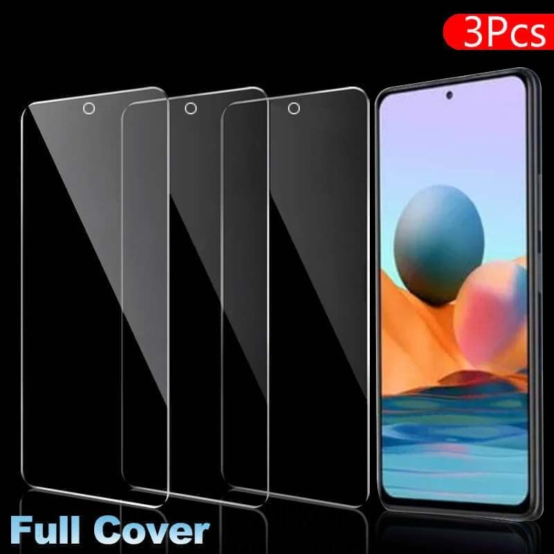 [Order message mobile phone model]3Pcs Full Cover For Xiaomi Redmi Note 10 Pro Glass Screen Protector On Xiomi Redme Note10 Pro Not 10 Protective Glass Film Armor