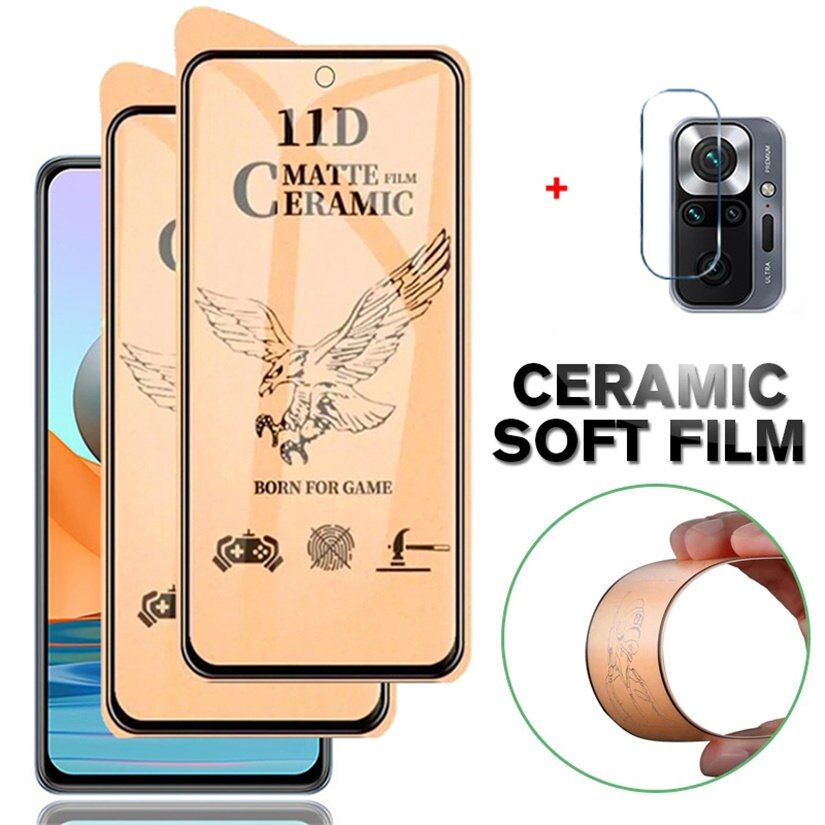 For Samsung A51 5G Matte Finish Ceramic's Matte Tempered Glass Screen Protector - Clear