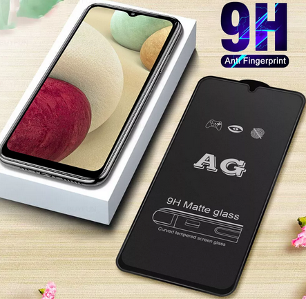 Samsung Galaxy A02 / M02 / A02s / M02s Premium 9D AG Matte Tempered Glass Screen Protector (Full Display Covered)