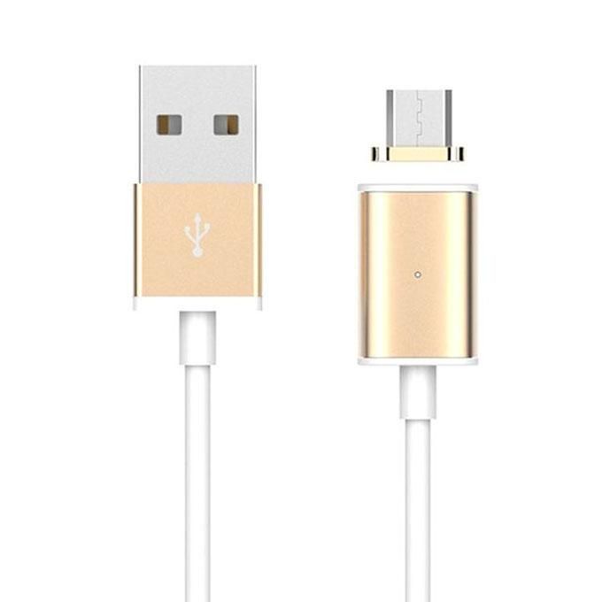 Super Magnetic Cable and Data Magnetism Micro USB - Golden