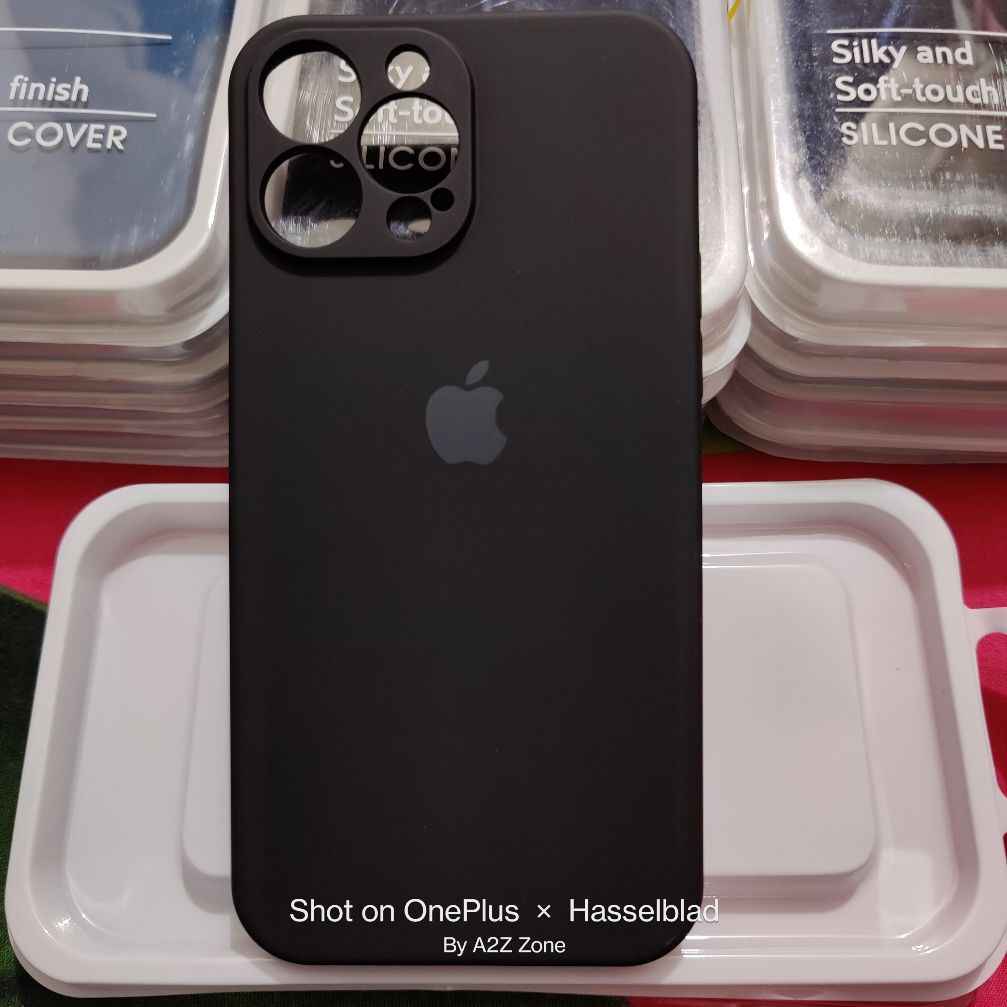 For iPhone 13 / iPhone 13 Pro Max Luxury Silicon Protect Back Cover - মোবাইল ফোন - Phone
