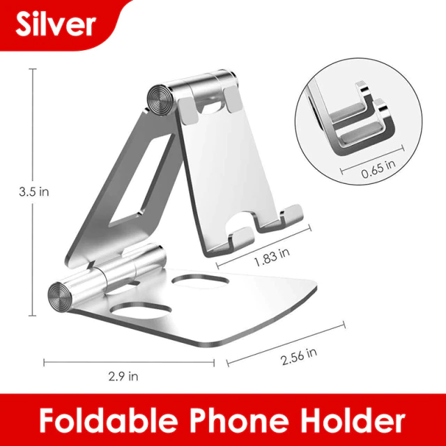 LICHEERS Phone Holder Stand for Xiaomi mi 9 Metal Phone Holder Foldable Mobile Holder Phone Stand Desk