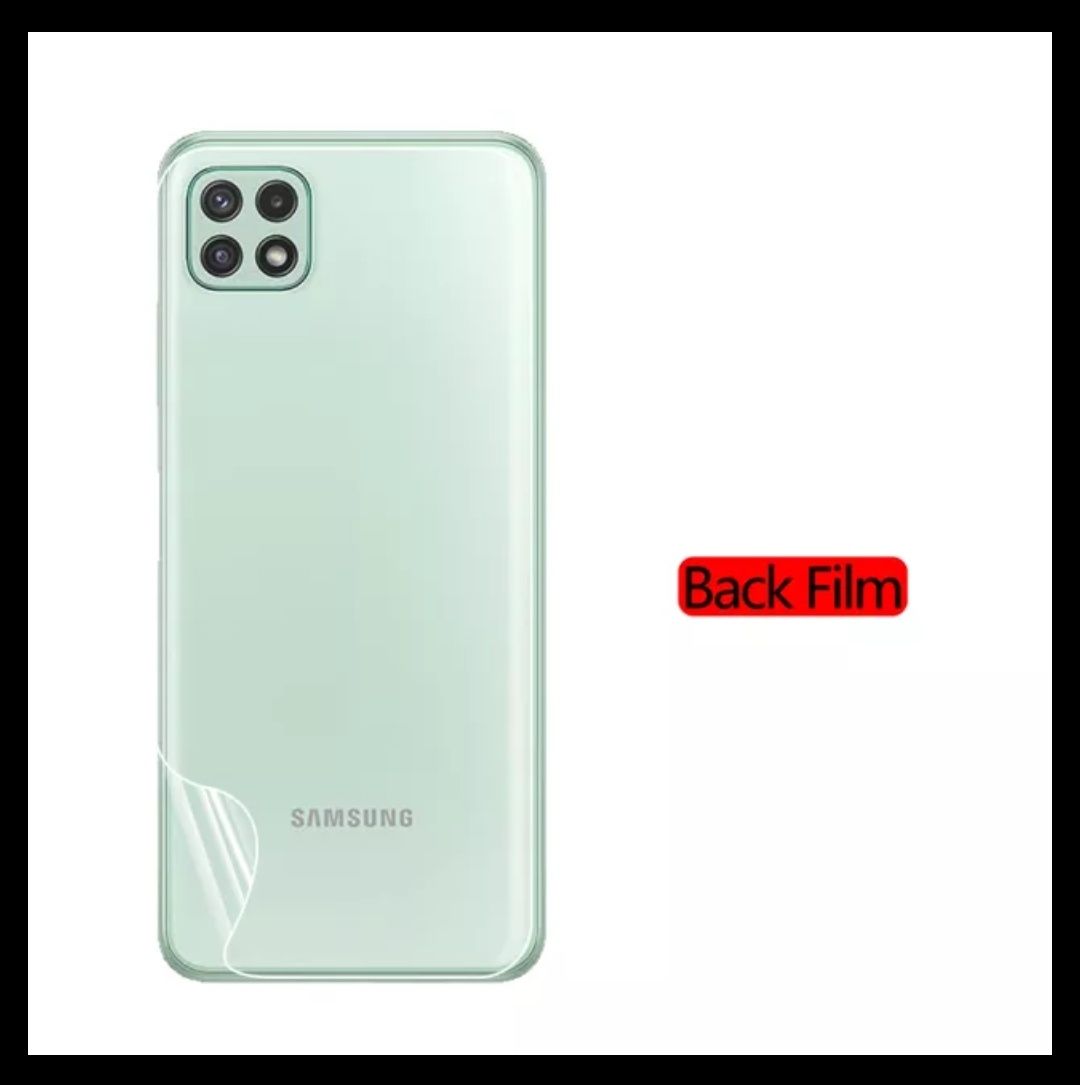 Samsung Galaxy M32 / Samsung Galaxy F22 / Samsung Galaxy A22 _TPU Protective Film Hydrogel Back POLY / TPU Protector Screen Protector Anti-Shatter / High Definition (Back POLY)