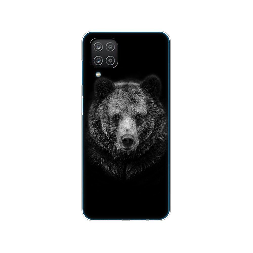 For Samsung A12 Case Soft Silicon Tpu Back Phone Cover For Samsung Galaxy A12 GalaxyA12 A 12 SM-A125F a125 Bumper 6.5inch black