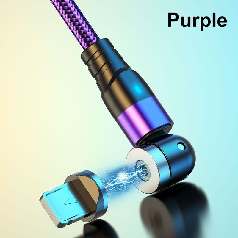 Lovebay 540 Magnetic Cable Micro USB Type C Phone Magnet Charger For iPhone 11pro Max Samung Huawei Fast Charging Wire Cord