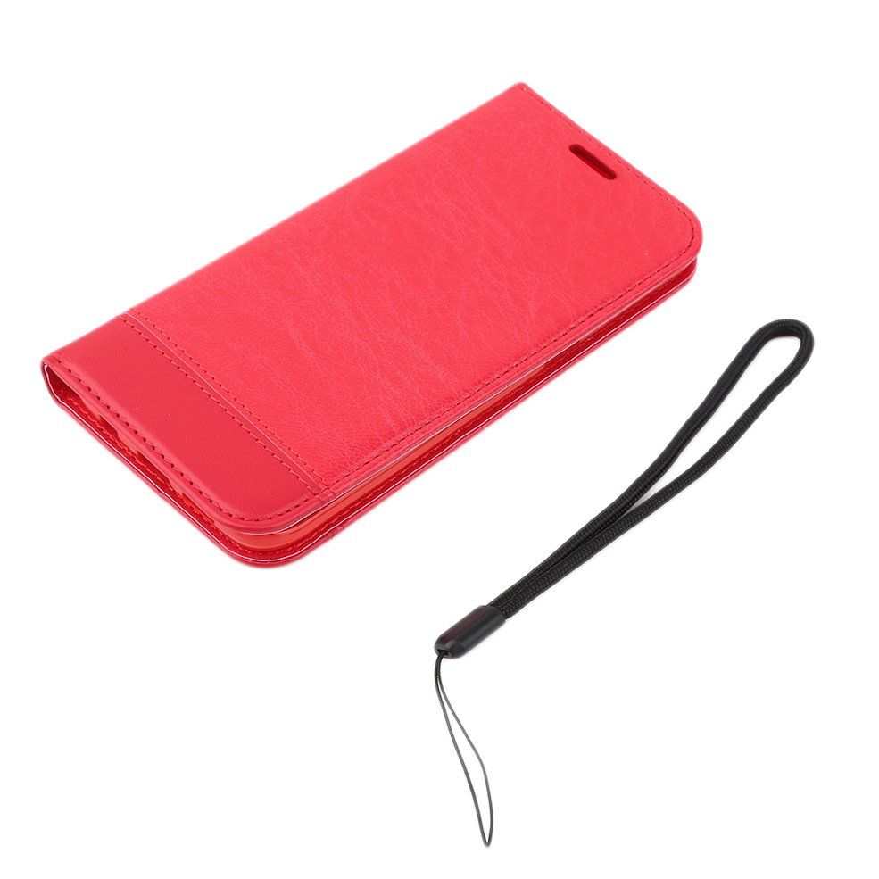 Wallet Card Holder Flip Stand Case Cover For Samsung For Galaxy S7/S7 Edge-red