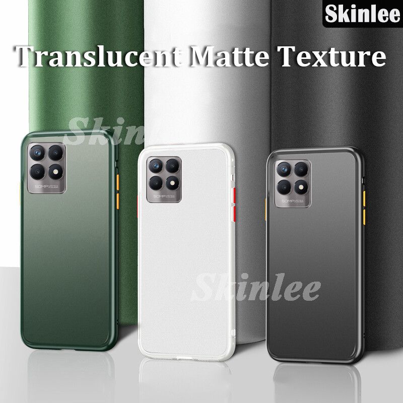 Phone case Realme 8i Back cover Skin sensation Soft Silicone Frame Hard Back Cover Realme 8i Phone Cases