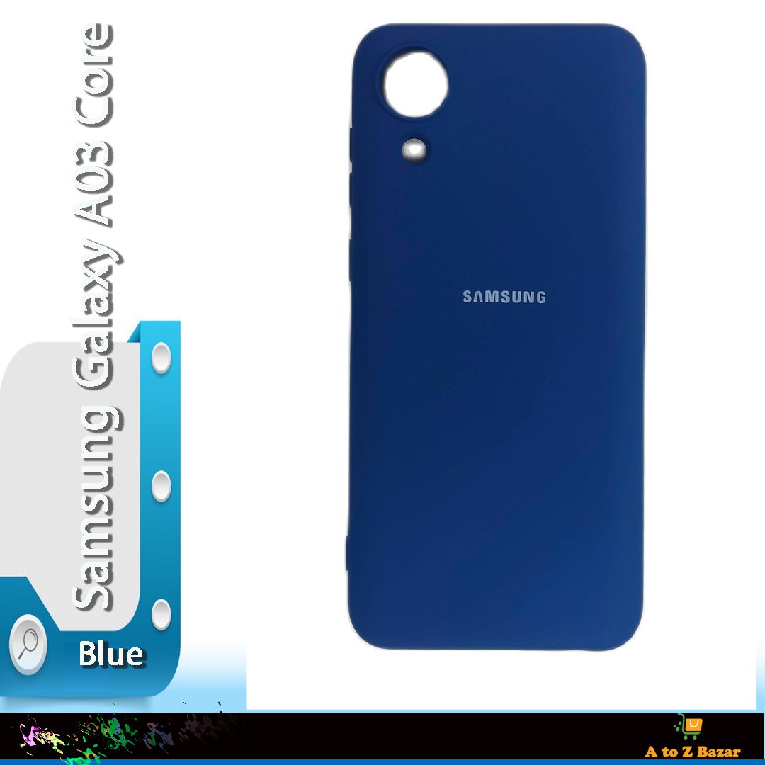 For Samsung Galaxy A03 Core  - Luxury Silicone Protect Back Cover soft Case
