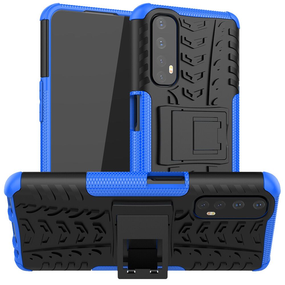 For Realme 7 Dual Layer Heavy Duty Armor Tough Hybrid Shockproof Stand Protective Case Cover