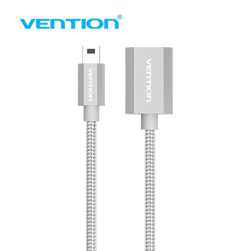 Vention Authentic Vention Super High Speed Transmission 0.25M Mini USB2.0 OTG Cable Adapter