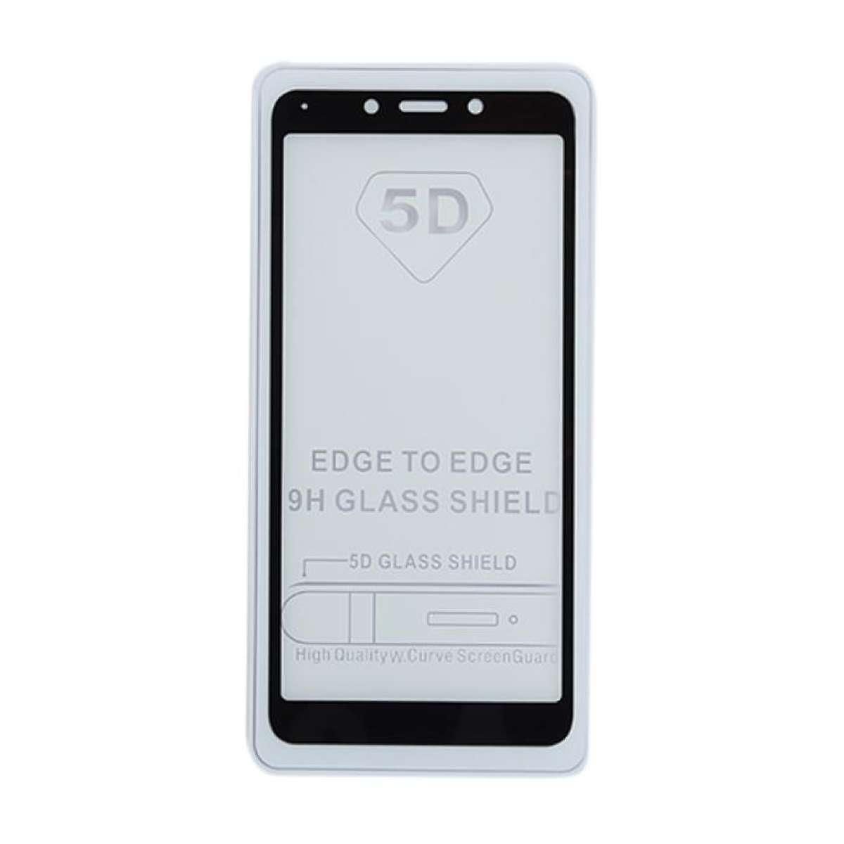5D 9H Tempered Glass Screen Protector for Xiaomi Redmi 6 -Black