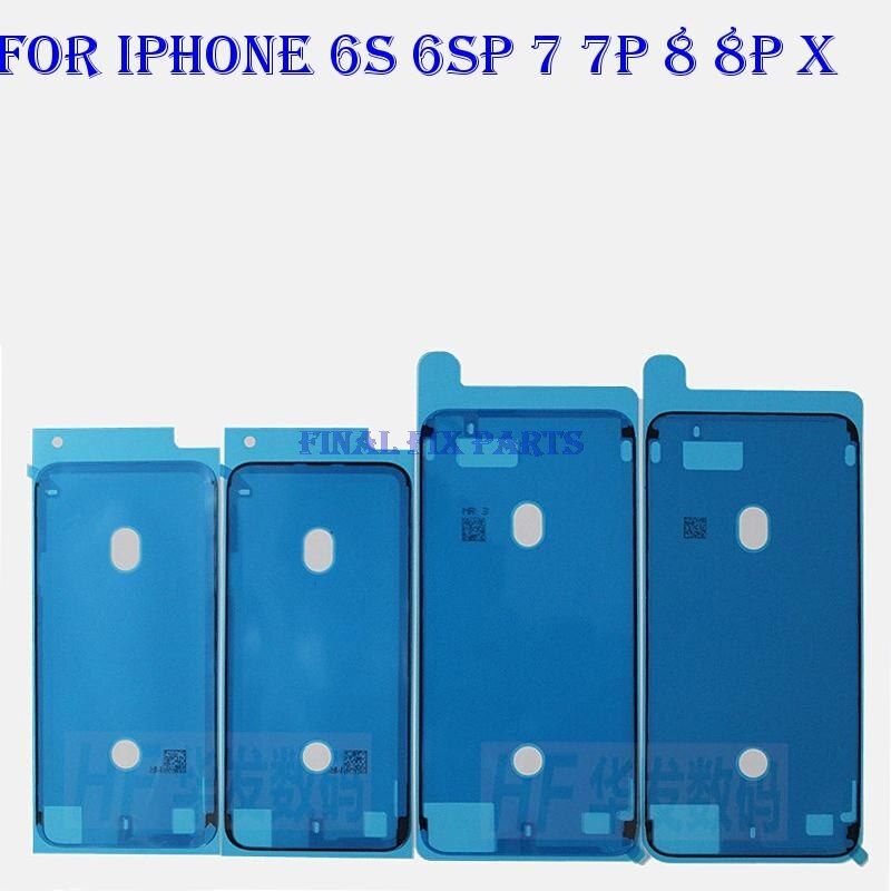 2 PCS For iPhone X 6S 6SP 7 7P 8 8P Plus Waterproof Glue Housing Frame Water-proof Adhesive Sticker Glue Tape