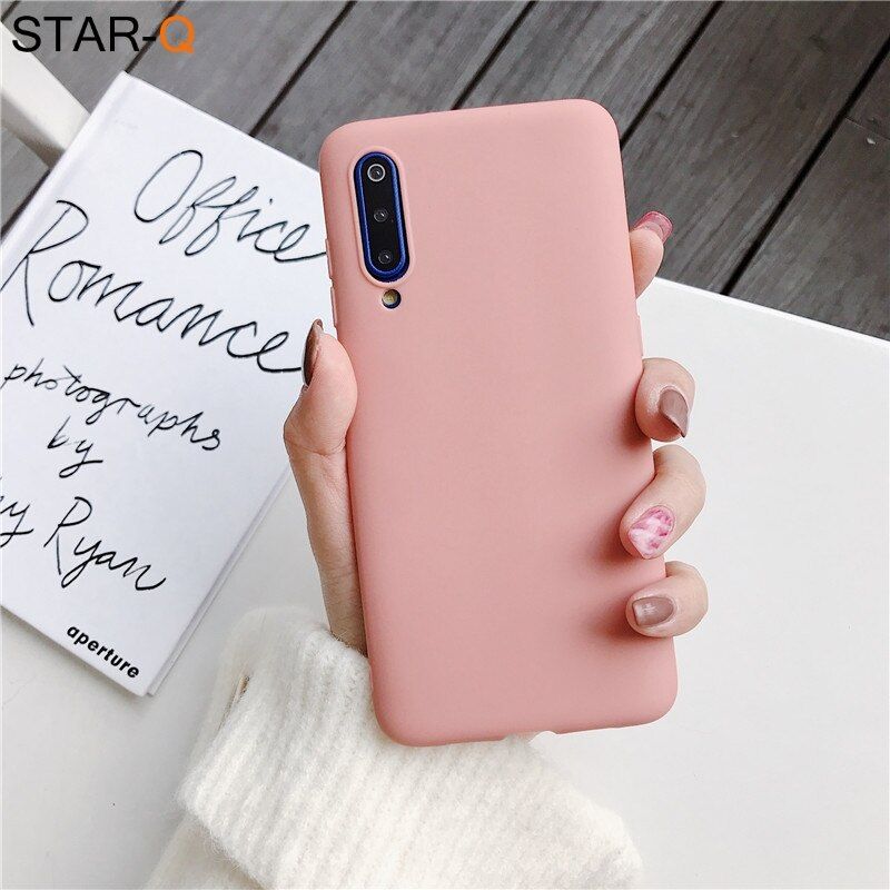 candy color silicone case for xiaomi mi 9 lite se mi9 mi8 8 a2 lite 9t pro a3 a1 note 10 mix 2s 3 matte soft tpu back case