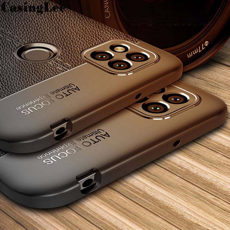 Casinglee For Redmi 9C Case for Silicone Litchi Pattern PU Leather Shockproof Phone cases Xiaomi Redmi 9C Back Cover