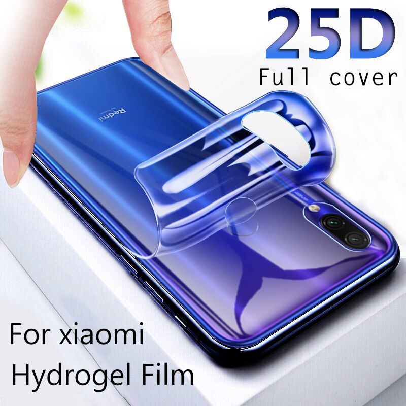 For Xiaomi Poco F3 / Poco X3 Pro / Note 10 / Note 10 Pro Max / Redmi K40/  Note 7 / Note 7 Pro / Note 8 / Note 8 Pro / Note 9 / Note 9 Pro / 9 Pro Max Back Full Cover Screen Protector Poly