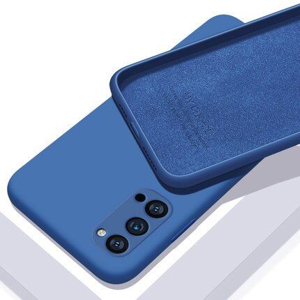 For OPPO Reno5 Case Reno 5 Lite  Armor Bumper Silicone Soft Case For OPPO Reno4 Reno 4 Pro Cover for Reno5 Reno5 Pro Plus