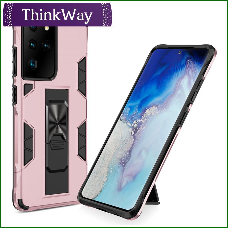 Protective Case With Phone Holder Magnetic Drop Protection Case For Samsung S20 Plus/S20+ & Samsung S20 ultra
