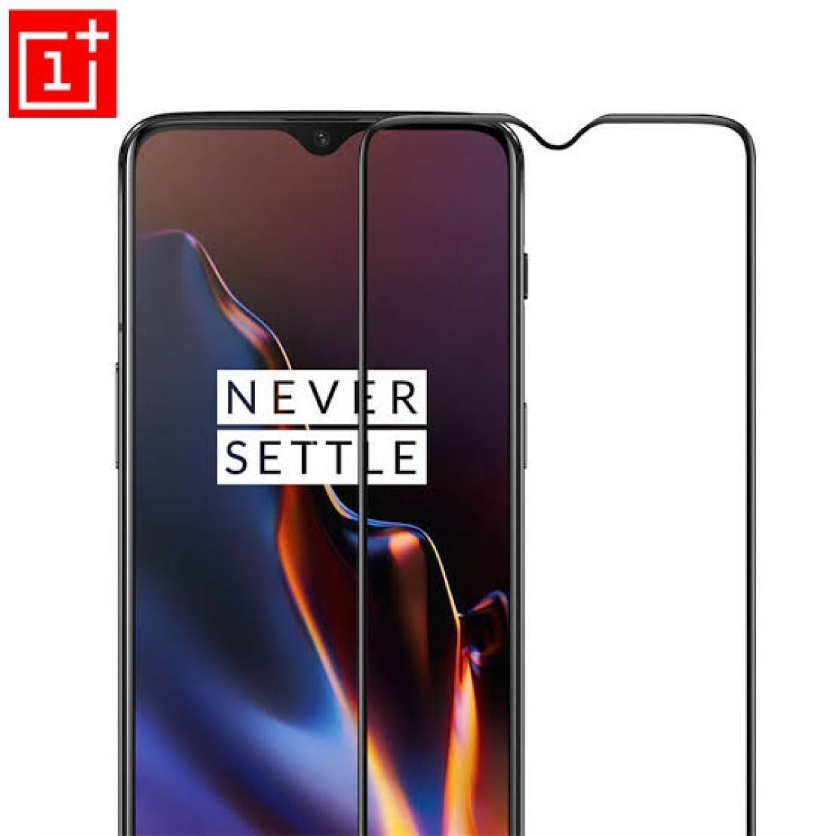 For One plus 6t - 21D Tempered Glass