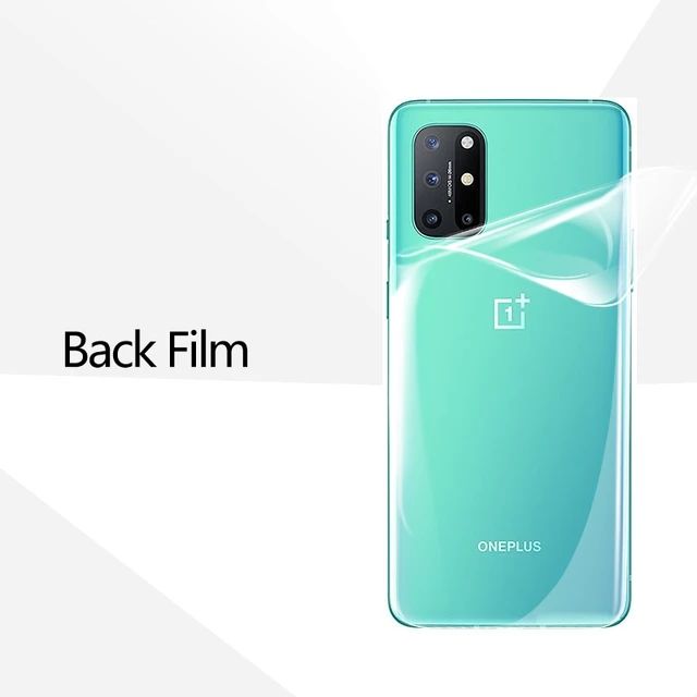 Back Side Protector Clear Hydrogel Poly for OnePlus 8 Pro / 8 / 7 Pro / 7T Pro / 7T / 8T / 6T / 6 / 5T / 5