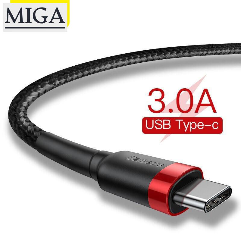 Baseus USB Type C Cable USB 3.1 Type-C Phone Charger For Xiaomi Huawei