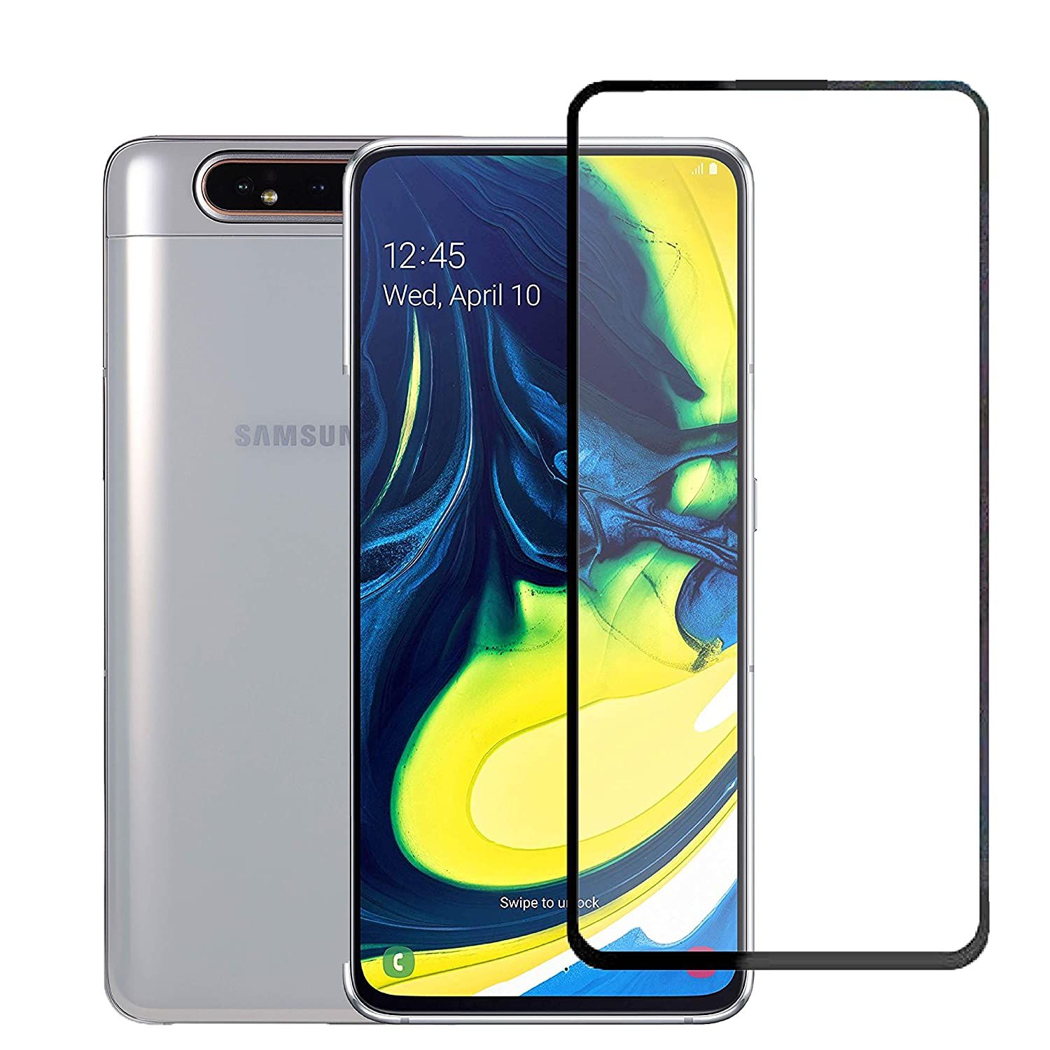 Samsung Galaxy A80 Tempered Glass Screen Protector 6D/9D/11D - Black