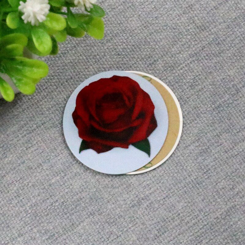 Cartoon Cute Pattern 40x0.3mm Round Metal Plate Disk For Magnetic Air Vent Car Mount Car Phone universal phone car Holder