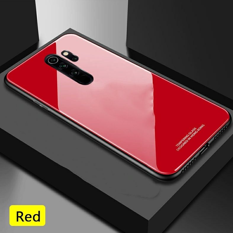 HONG KONG DESIGN Scratchproof Tempered Glass Cover Case For Xiaomi Redmi 9/Poco M2