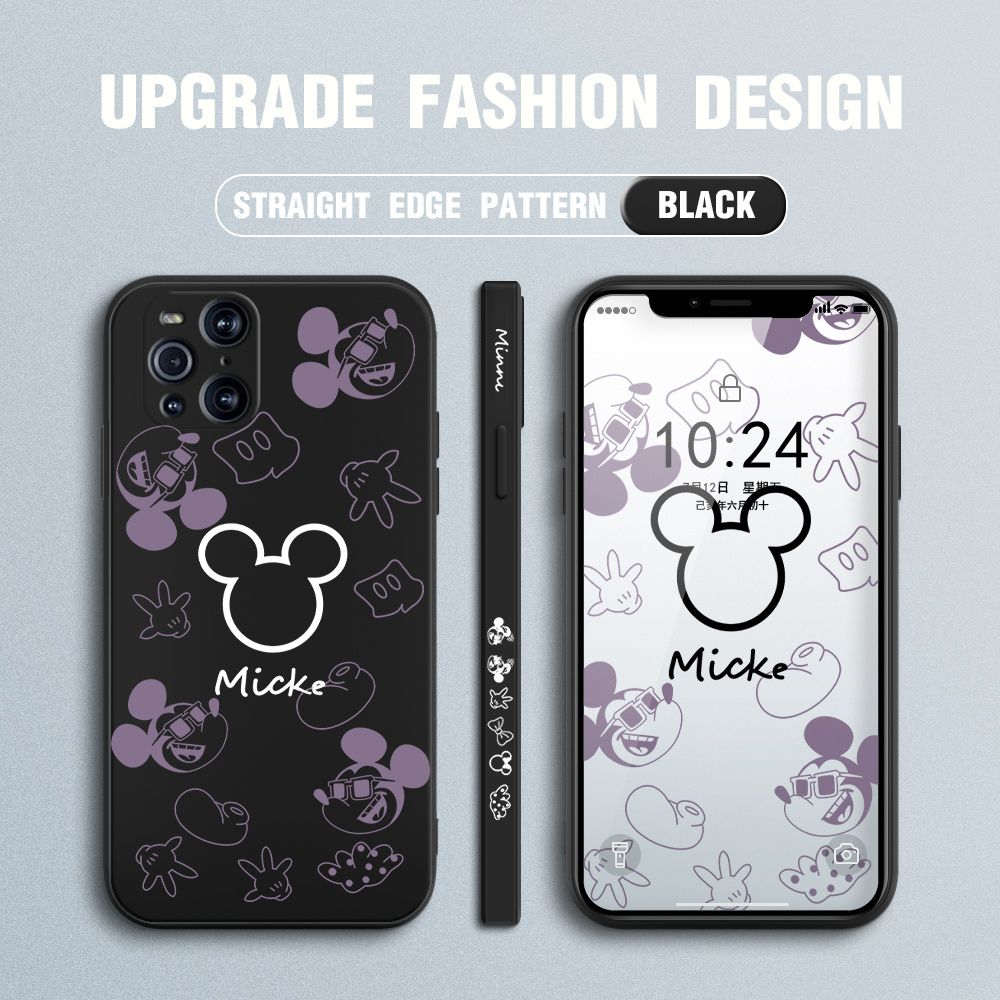 Jizetin for OPPO Find X3 Pro Case Creative Printing Pattern Side Design Phone Case Square Edge Pattern Liquid Silicone Cases Full Cover Camera Shockproof Protective Case