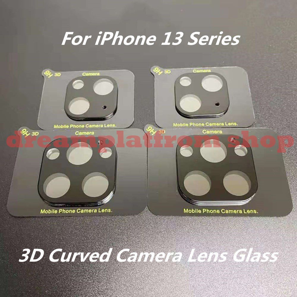 For iPhone 11/11 pro/11pro max/12/12 pro/12 pro max/12 mini/13/13 Pro/13 Pro Max/13 Mini For Iphone 3D Full Camera Lens Screen Protector Tempered Glass