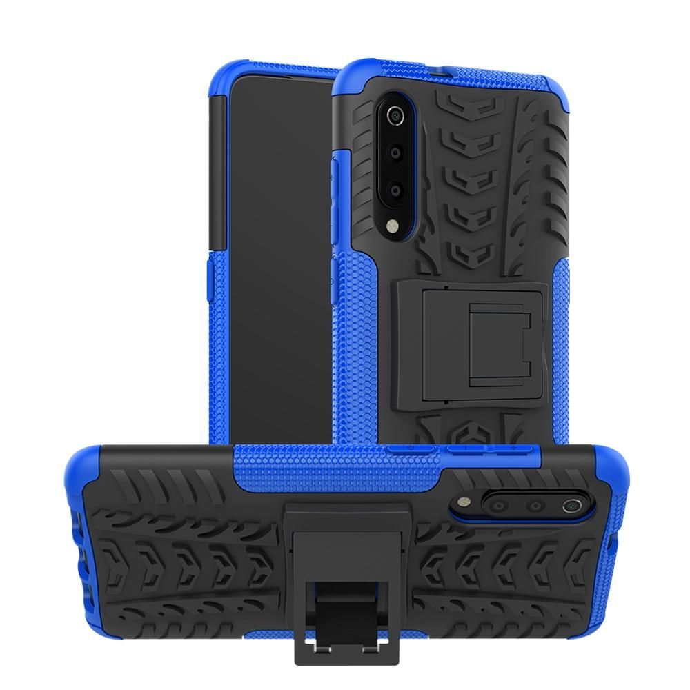 Heavy Duty Armor Tough Hybrid Shockproof Dual Layer Kickstand Protective Case Cover For Xiaomi Mi 9