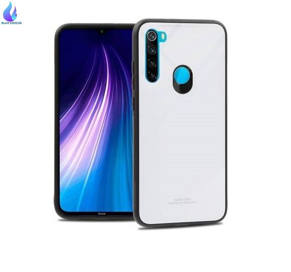 For Xiaomi Redmi Note 8 HONG KONG Design Tempered Glass Protector Casing Glass Back Phone Cover