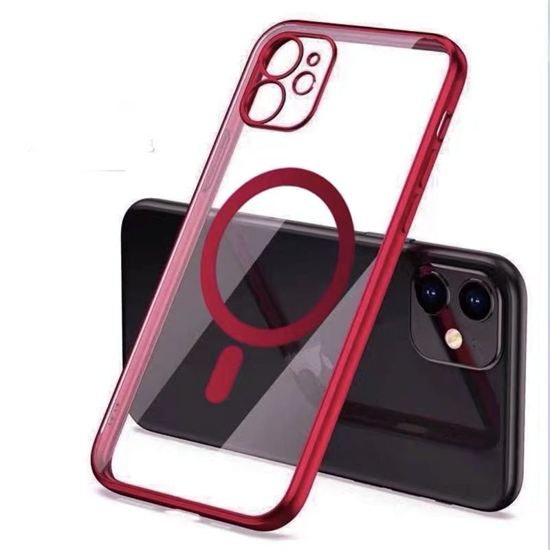 Official Magsafe Magnetic Wireless Charging Plating Case For iPhone 13 12 11 Pro Max Mini Back Phone Cover Accessories