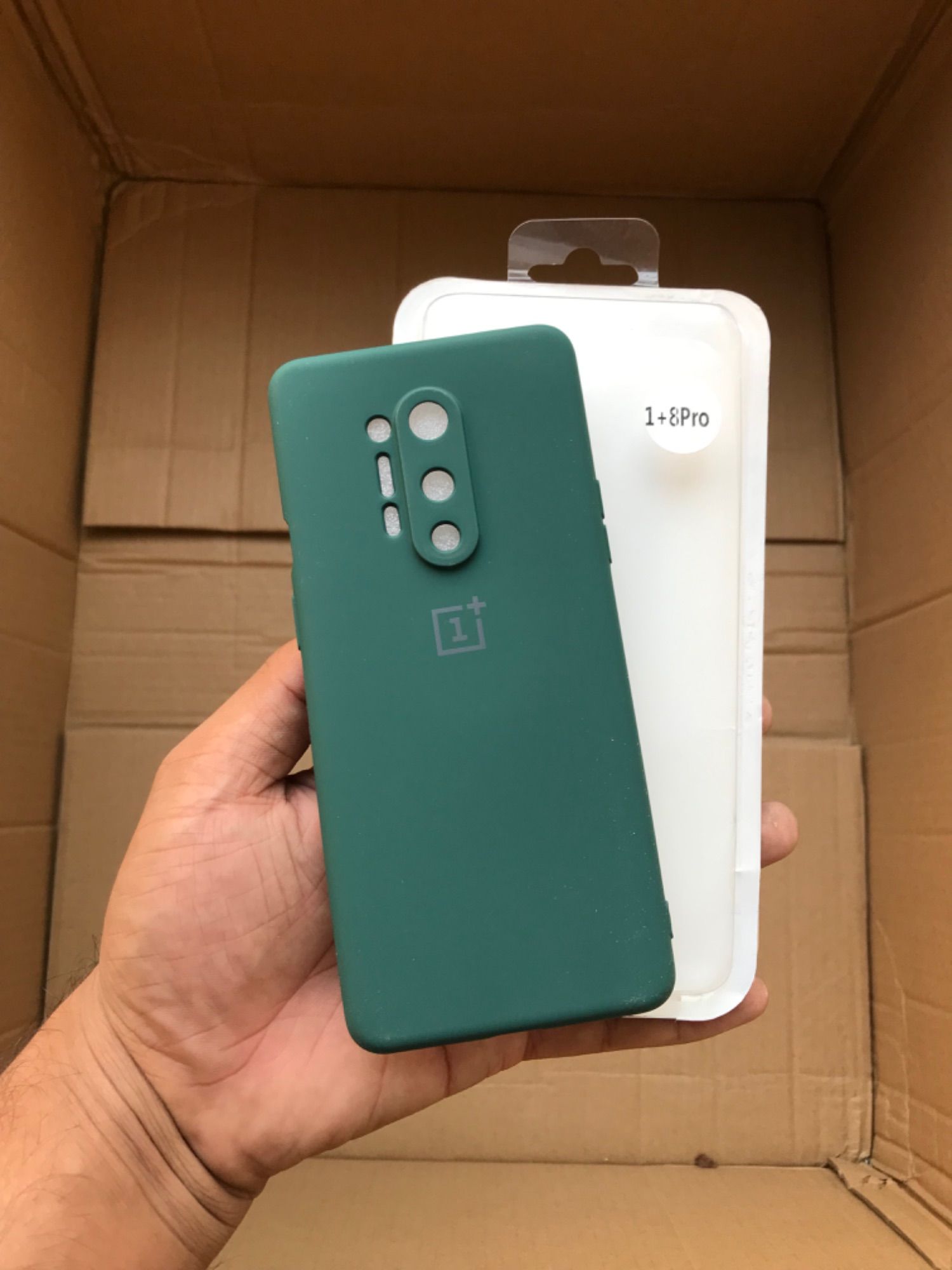 for OnePlus-8 Pro (1+8 Pro) silicon case with camera protection