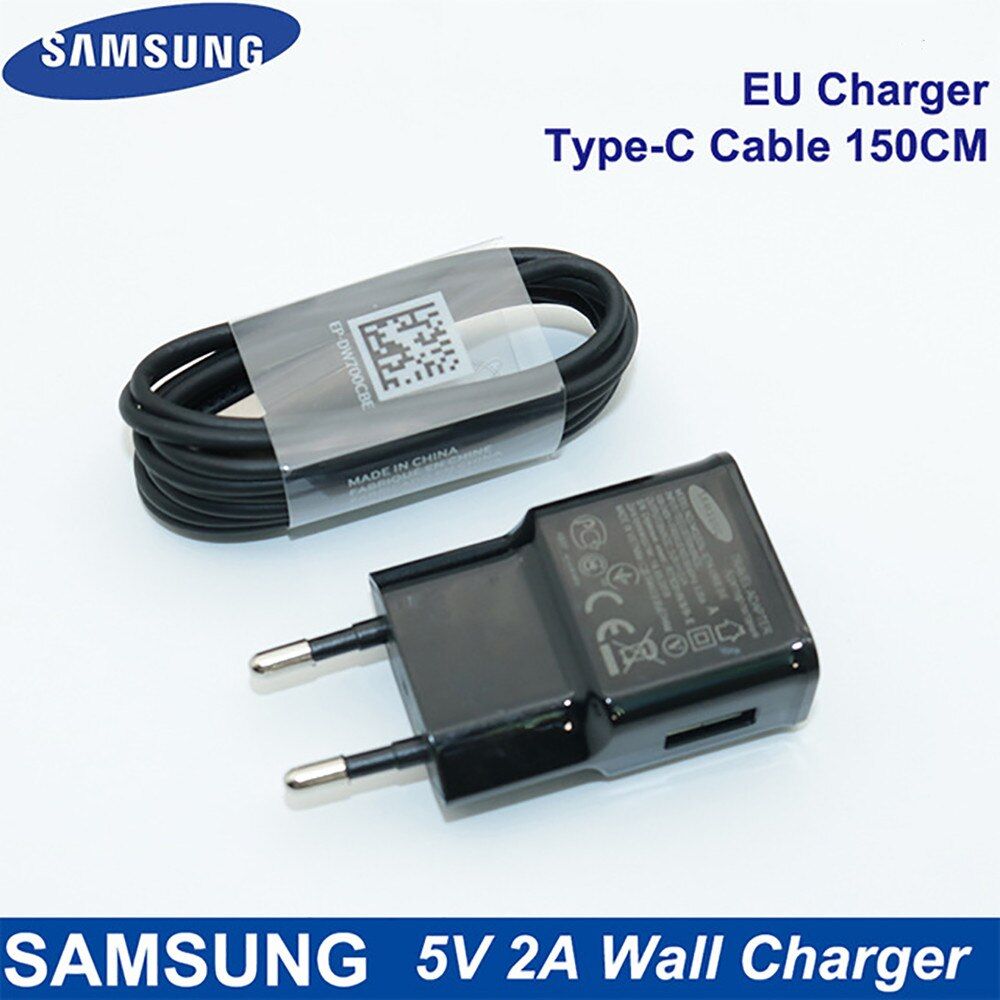 For Samsung galaxy feel 2 A51 A50 A70 A20 A91 S8 S9 A71 A5 Phone 5V-2A Adaptive Fast Charging Charger EU USB Quick Adapter