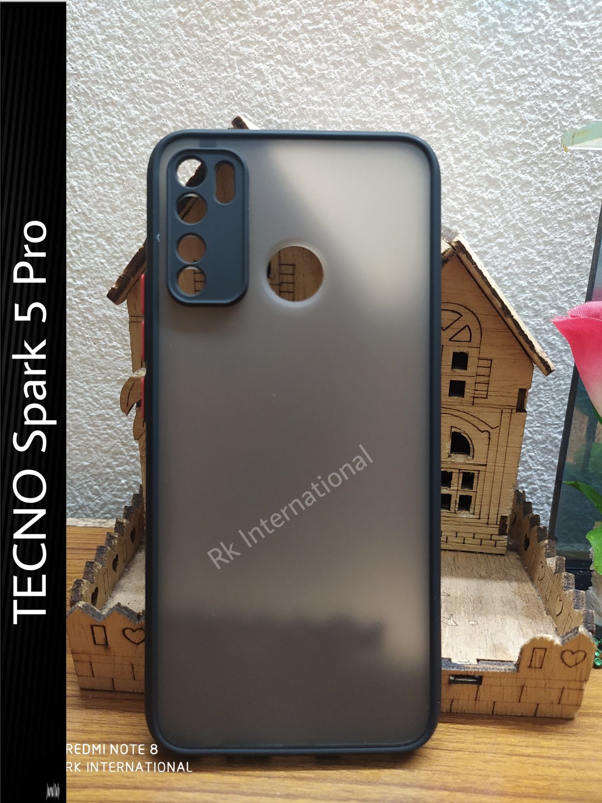 For TECNO Spark 5 pro Camera Protection matte finish case back cover
