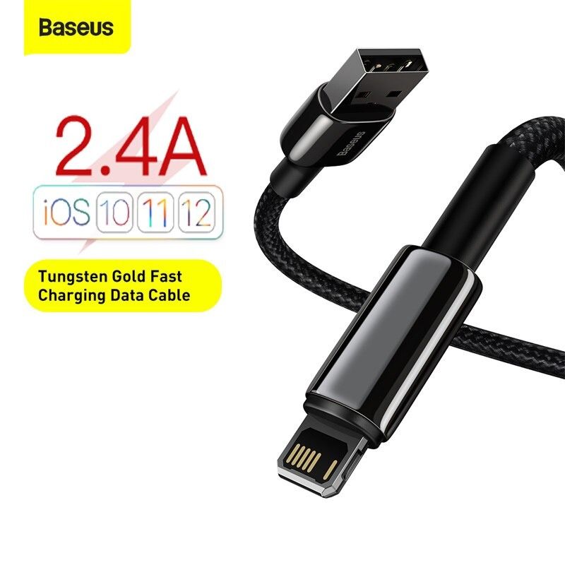 Baseusx 2.4A Black Edition USB Fast Charging Cable