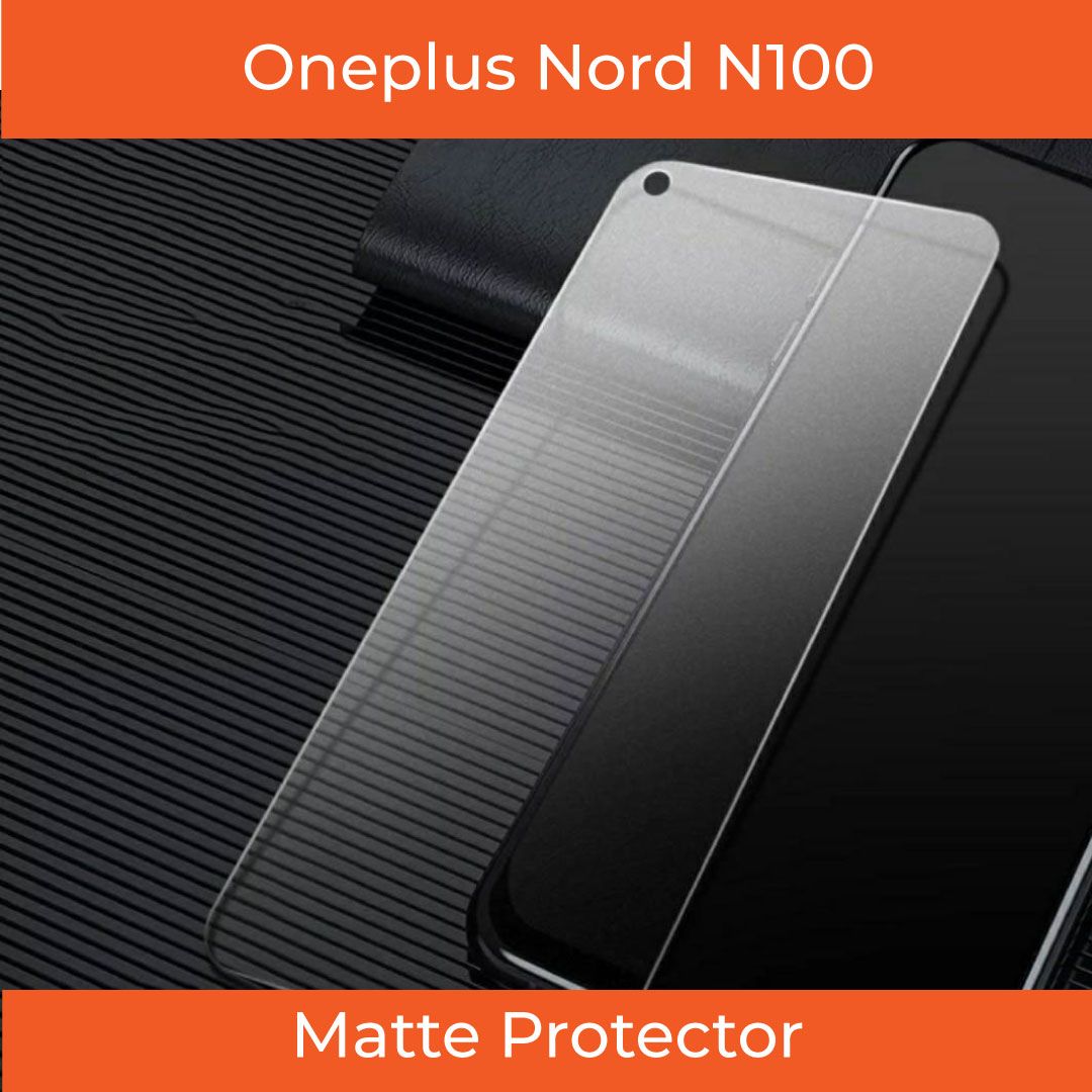 For Oneplus_Nord N100 Premium Anti-Fingerprint Matte Matte Gaming and Flexible Tempered Screen Protector