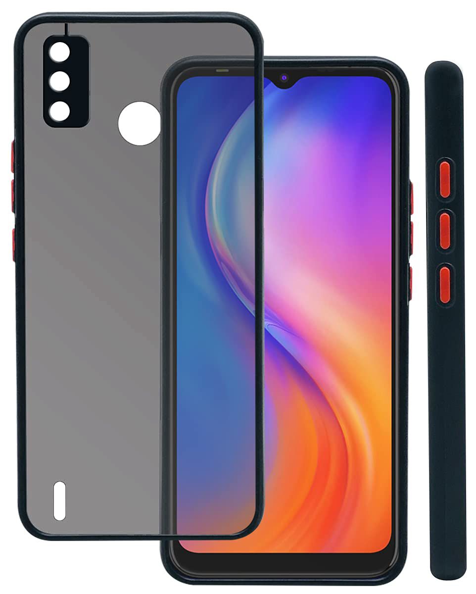 For tecno Spark 6 Go Camera Protection Smoke case  Matte Finish Mobile Back Cover