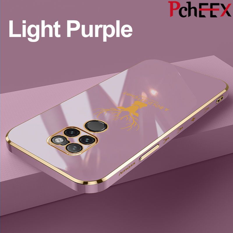 For Huawei Mate 20 Phone Case, Aesthetic Drop Resistant Straight Edge Electroplated Soft Shell