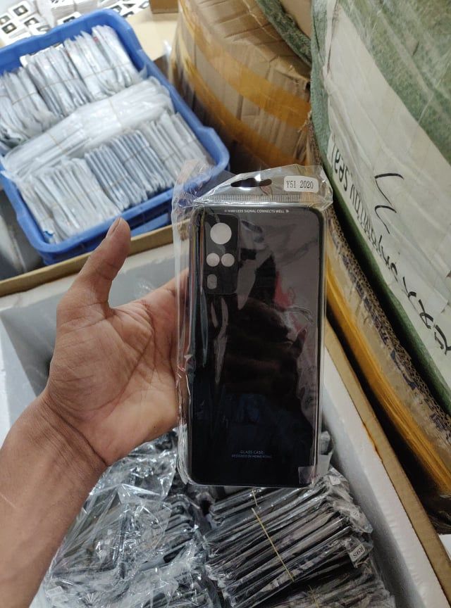 Vivo Y31 / Y51 / Y51a / Y52 5G Luxury HONG KONG DESIGN Scratchproof Premium Tempered Glass Back Cover Case