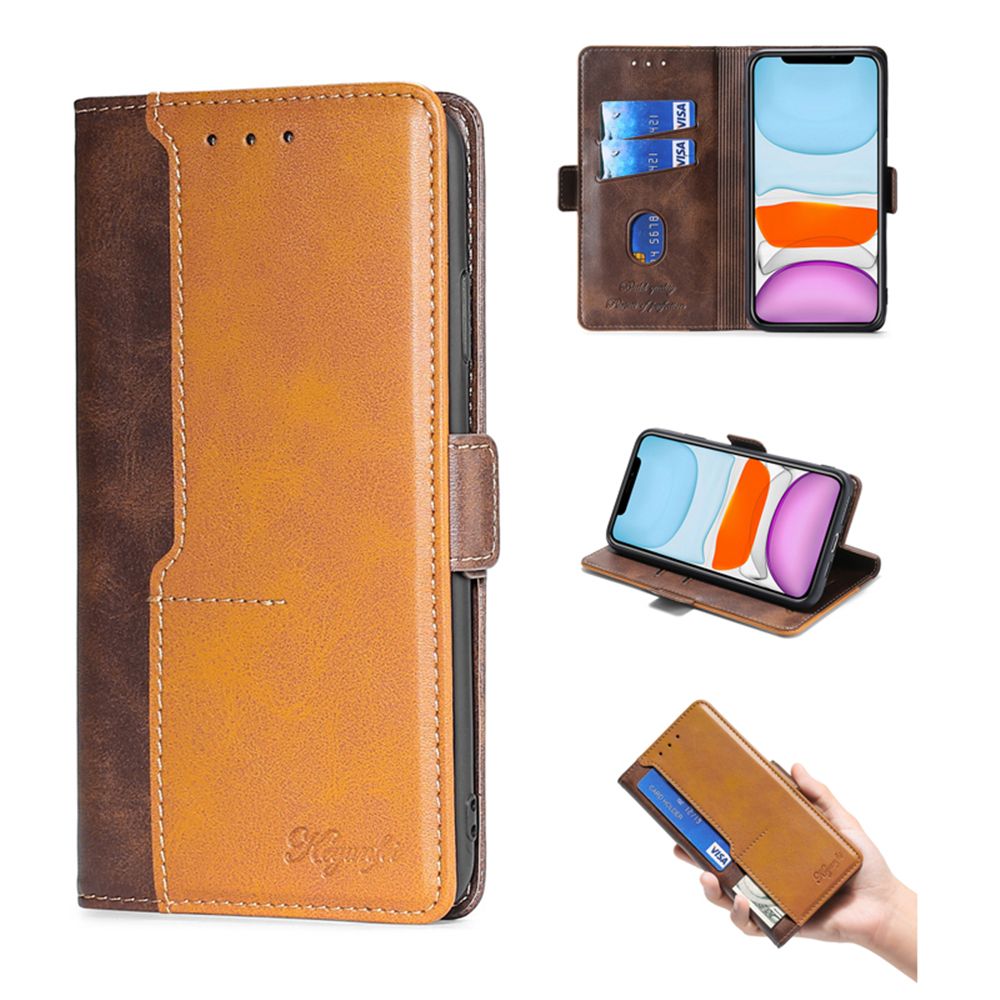 For OppoA54s Case Flip Leather Magnetic Case Wallet Protective Phone Cover