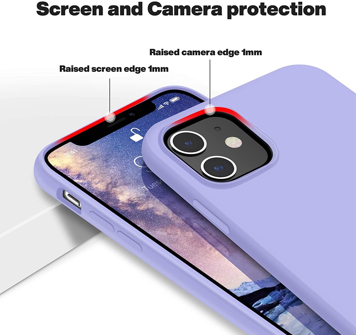 Silicon Case Compatible Silky and Soft Touch Series Premium Soft Liquid Silicone Rubber Full-Body Protective Bumper Case (25 Colors) for iPhone XR