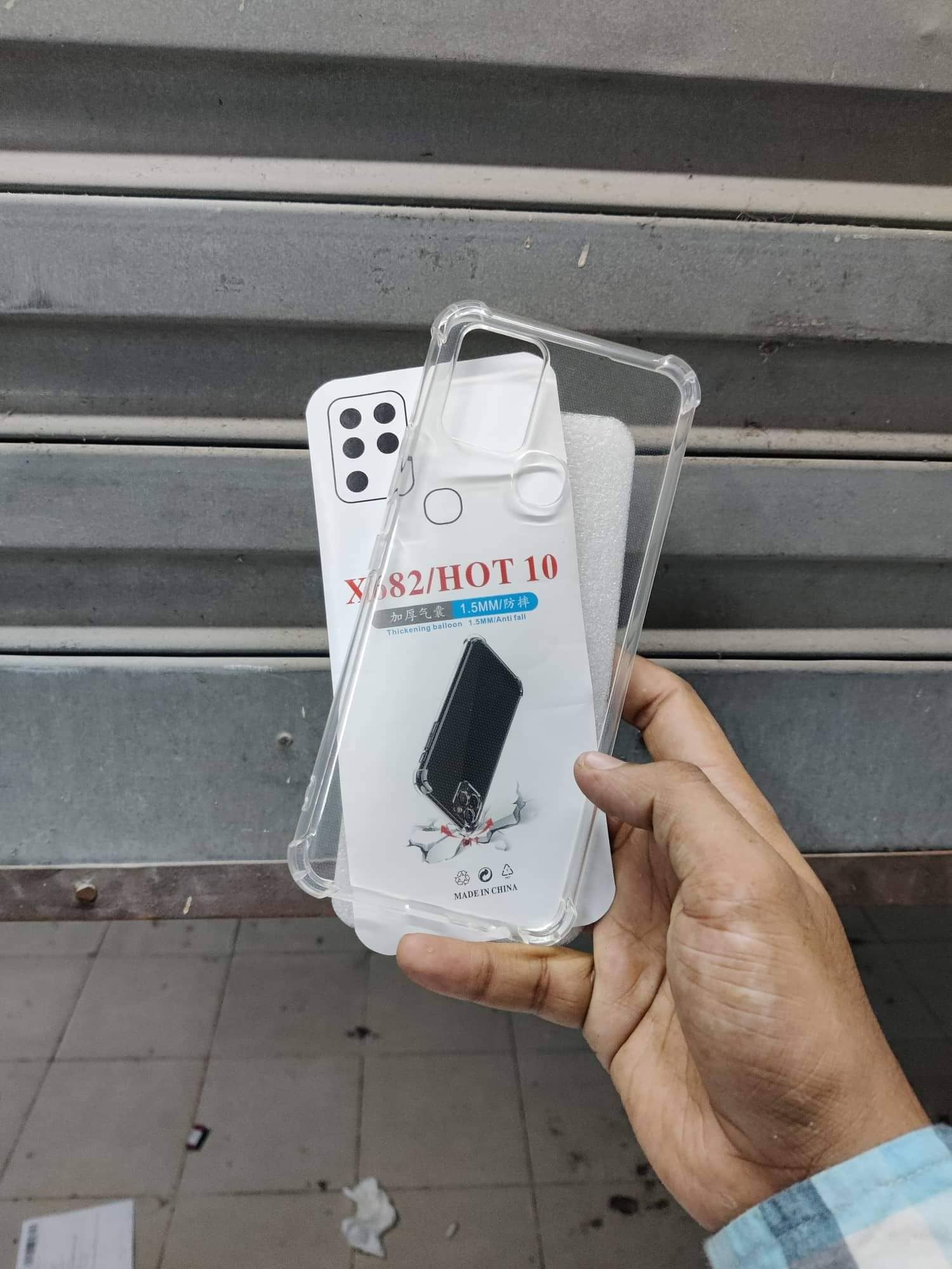 transparent back cover for infinix hot 10