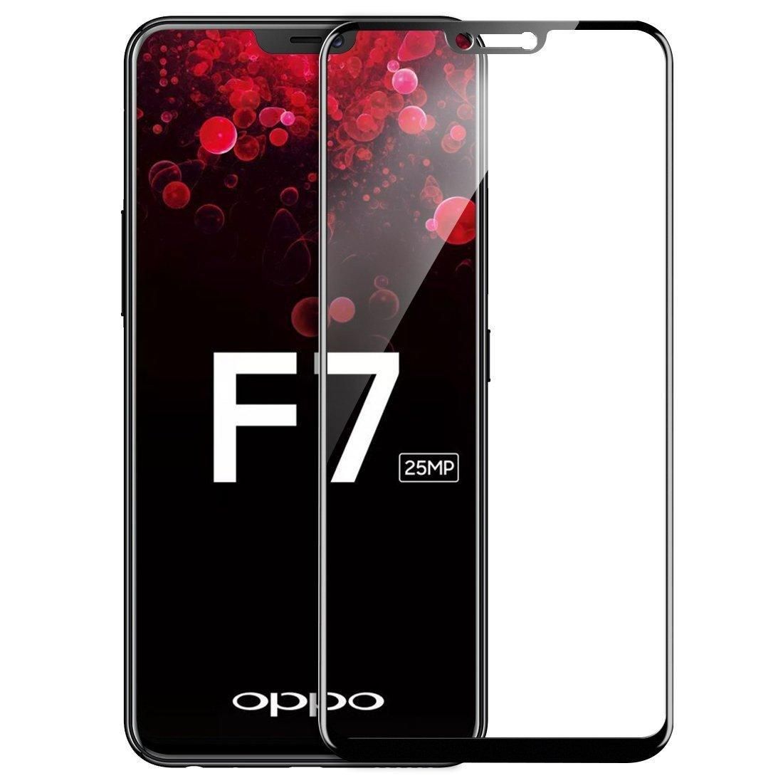 Oppo F7 - 5D Tempered Glass Screen Protector - Transparent