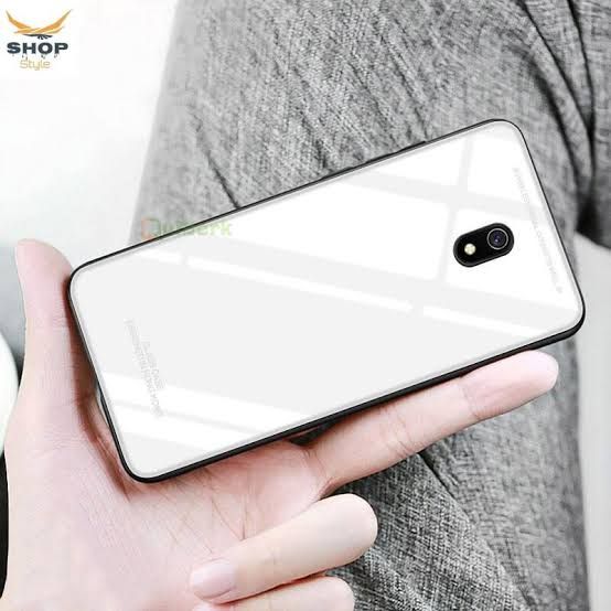 Glass Case Back Cover For Xiaomi Redmi 8A